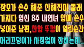 [반전 실화사연] 장모가 손수 해준 산해진미 몰래 가져다 임신 8주 내연녀 입에 손수 넣어준 남편,찬합 뚜껑이 열린순간 머리끄덩이가 사정없이 잡히는데/신청사연/사연낭독/라디오드라마