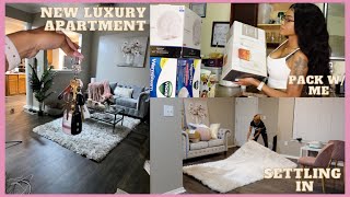 Pack with me! Moving into my NEW LUXURY APARTMENT💎🏡 | Setting up my things | 💕 Akeira Janee'