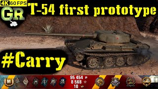 World of Tanks T-54 first prototype Replay - 5 Kills 5K DMG(Patch 1.4.1)