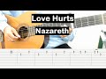 Love Hurts Guitar Tutorial (Nazareth) Melody Guitar Tab Guitar Lessons for Beginners