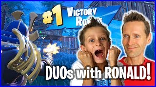 ronald clutched it up for victory royale - mr bee fortnite with ronald