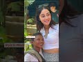 ananya panday with little fan at restaurant in bandra shorts