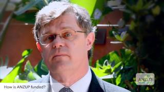How is ANZUP funded?