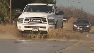 Flooding impacts local roads in Tracy