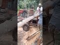 splitting 6 meter long wood, assembly saw