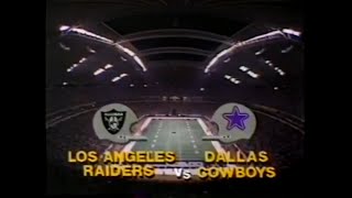 1983-10-23 Los Angeles Raiders vs Dallas Cowboys
