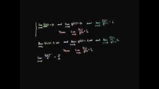 Introduction to L'Hopital's Rule