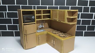 How to make miniature kitchen