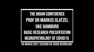 The Brain Conference 2021: Basic Research Presentation: Markus Glatzel