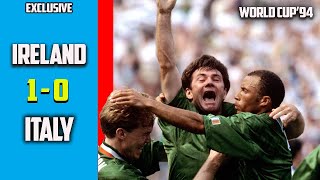 Republic of Ireland vs italy 1 - 0 Highlights WorldCup '94