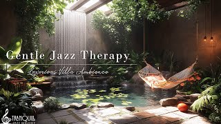 January Jazz With Nature Therapy | Gentle Jazz Melody With Fountain For A Peaceful \u0026 Positive Moo...