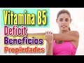 👉 VITAMINA B5 BENEFICIOS ✅ ¿Para qué sirve? 🤔 Posible deficiencia