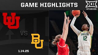 #23 Utah vs. Baylor Game Highlights | 2024-25 Big 12 Women’s Basketball