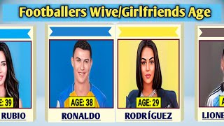 AGE Comparison: Famous Footballers And Their Wives/Girlfriends