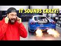 We put a 500HP VW GOLF engine in a crashed Ferrari (FIRST START)