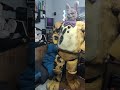 how to put on the fnaf springbonnie suit fnaf fursuit cosplay