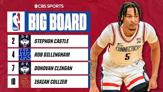 2024 NBA Draft BIG BOARD: Donovan Clingan & Stephon Castle In TOP 10 I CBS Sport