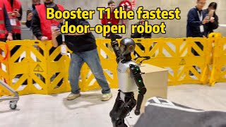 Booster T1 won the championship of obstacles with door challenge of Humanoids 2024! 🏆