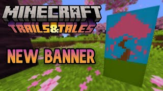 Making the NEW Cherry Blossom Tree Banner in Minecraft!