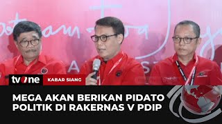 PDIP Tentukan Arah Politik di Rakernas V Hari Ini | Kabar Siang tvOne