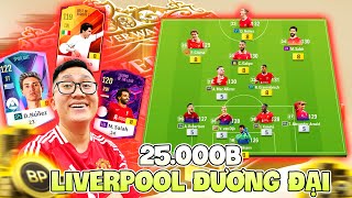 Cầm 25.000 Tỷ ILF Xây Dựng Top Đội Hình LIVERPOOL 2024/2025 KHỦNG NHẤT FC ONLINE: \