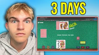 I Tried Making a Blackjack Game from SCRATCH… And Finished It in 3 DAYS