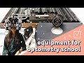 my full equipment kits for optometry school + prices