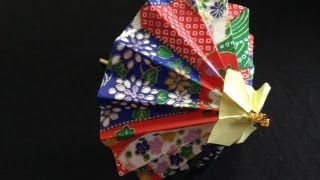 おりがみ　　和傘　　　　origami　  washi Japanese umbrella