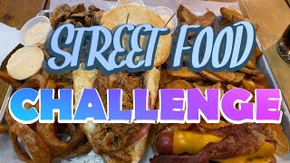 DT KIRBYS MASSIVE STREET FOOD CHALLENGE - WOMAN VS FOOD