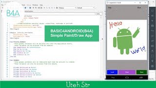 Basic4Android (B4A) | Develop Simple Paint App