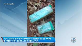 “Calanguinho do tráfico”: homem de 29 anos é preso com drogas em Bocaiuva