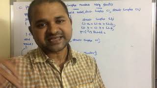 C Program to add two complex numbers