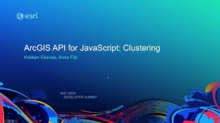 ArcGIS API for JavaScript: Clustering