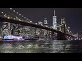 ⁴ᴷ⁶⁰ brooklyn bridge park at night new york city walking tour 2020 empire fulton ferry park nyc