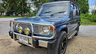 MITSUBISHI PAJERO GEN1 4D56 DIESEL TURBO 4WD 1991 เพาเวอร ภาษี67  175000 บาท 0867853082 ปุ๊ยalps_pui