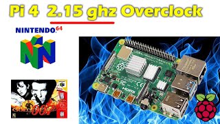 2.147ghz Raspberry Pi 4 Overclock - N64 007 GoldenEye?