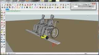 Sketchup ( 車椅子　段差補助具 )