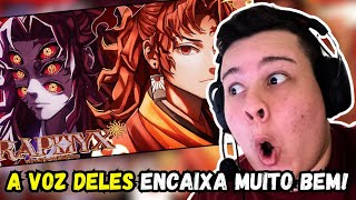 OUTRA PEDRADA! | Contrastes | Kokushibo e Yoriichi(Demon Slayer)| Raphyx e Henrique Mendonça (REACT)