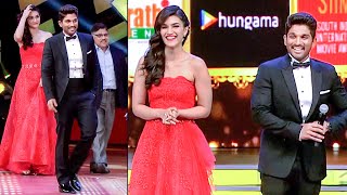 Gorgeous Kriti Sanon And Allu Arjun Steals The Show With Their Awesome Looks