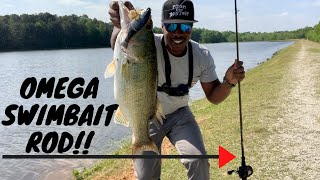 Swimbait Rod Review: The Leviathan Omega Swimbait Rod!!