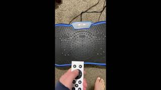 Review Bigzzia Vibration Plate Exercise Machine with Bluetooth Speaker, 10 Modes Whole Body Shape Vi