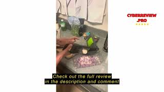 Review Ourokhome Vegetable Chopper Onion Cutter, 12 in 1 Professional Mandoline Slicer for Kitchen,