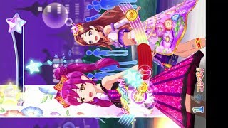 アイカツスターズ！マイキャラで「S4チャレンジ」(vs夜空)・ノーマルコーデ（アゲハミッドナイトノースリーブ）