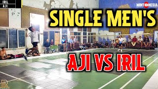 PARTAI BIG MATCH SINGLE MEN'S | AJI ( UNGGUL JAYA ) VS IRIL | GOR DPU