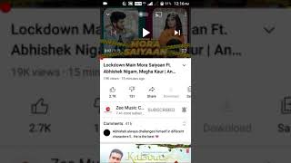 Lockdown Main Mora Saiyaan song Reaction||Abhishek Nigam||Megha kaur||song Reaction