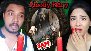 I did *BLOODY MARY* Challenge at Haunted Place at 3A.M | Gone Wr0ng😫 | Nil & Situ Vlogs