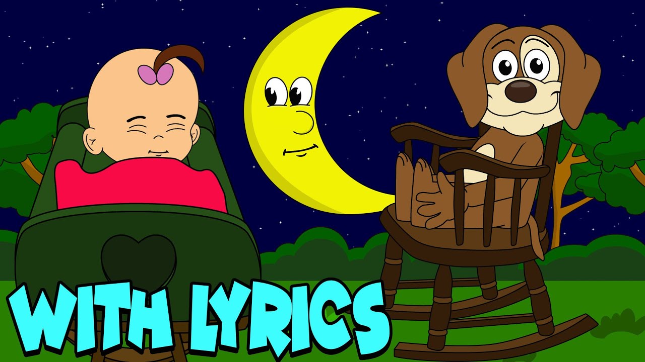 Rock-A-Bye Baby WITH LYRICS | Nursery Rhymes And Kids Songs - YouTube