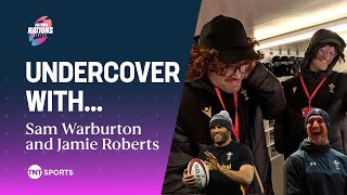 “THEY RECOGNISED ME!” 😅 'Undercover' starring Sam Warburton and Jamie Roberts 🤣 🏉