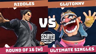 Scuffed World Tour Top 16 [W] - Riddles (Kazuya) Vs. Glutonny (Wario) Smash Ultimate - SSBU