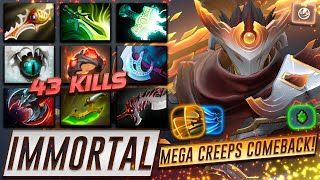 Juggernaut Immortal Megacreeps Comeback - Dota 2 Pro Gameplay [Watch \u0026 Learn]